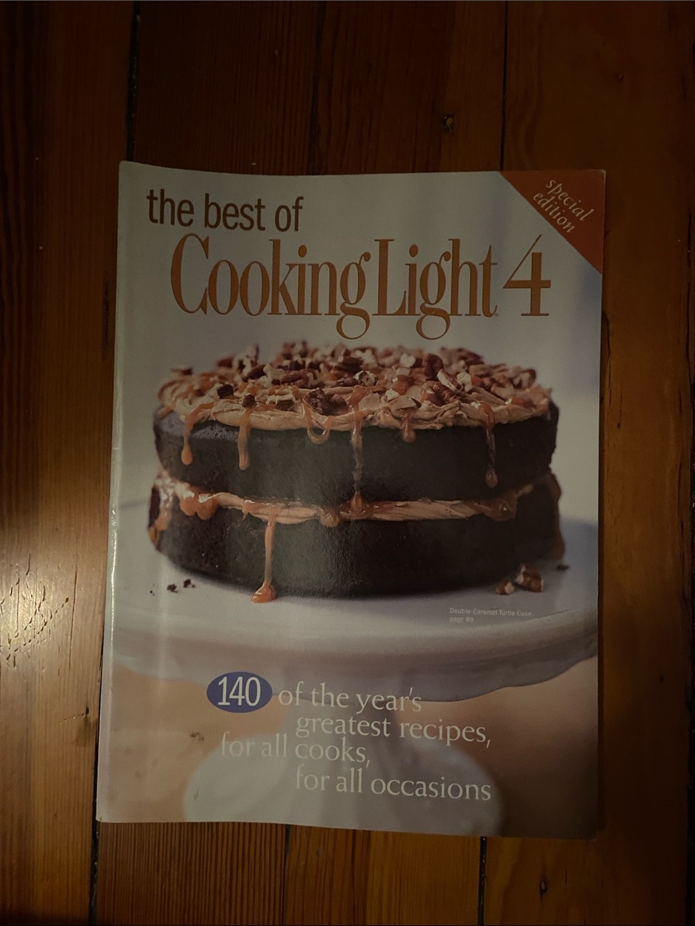 Cooking Light Cookbook baking bake magazine German chocolate cake dessert main